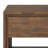Lowry 22"W Solid Acacia Wood Modern Industrial Square End Table with Drawer, Open Shelf and Angled Legs-1072393532