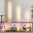 Adjustable Height Dimmable LED Corner Floor Lamp with Remote Control-390656149-401974190