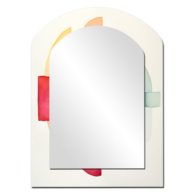 Miroir mural pastel
