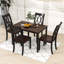Darpan 5-Piece Dining Set, Wooden Rectangular Table and Ergonomic Chairs for Dining Room-1055484021-1055484026