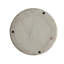 Vase de table rond en céramique 11 "11" bronze antique et gris clair