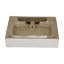 Lavabo de salle de bain console rectangulaire avec trop-plein-82424142