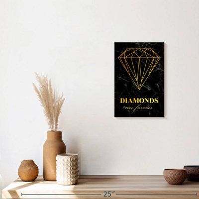 Impression sur toile, "Forever Diamonds"