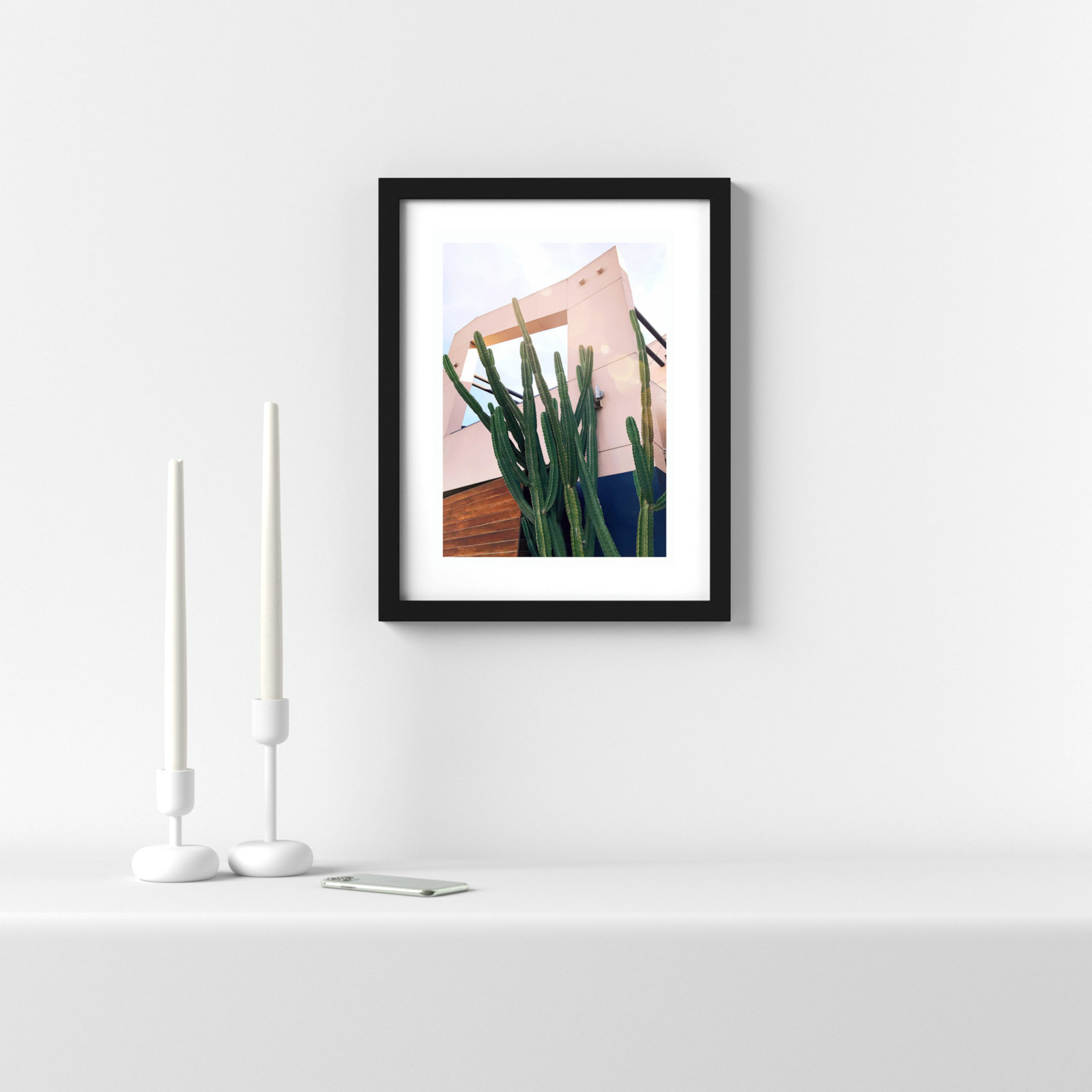 Abbot Kinney Blvd Photo Print, Noir Black Framed, 25.38" H x 20.38" W x 0.875" D