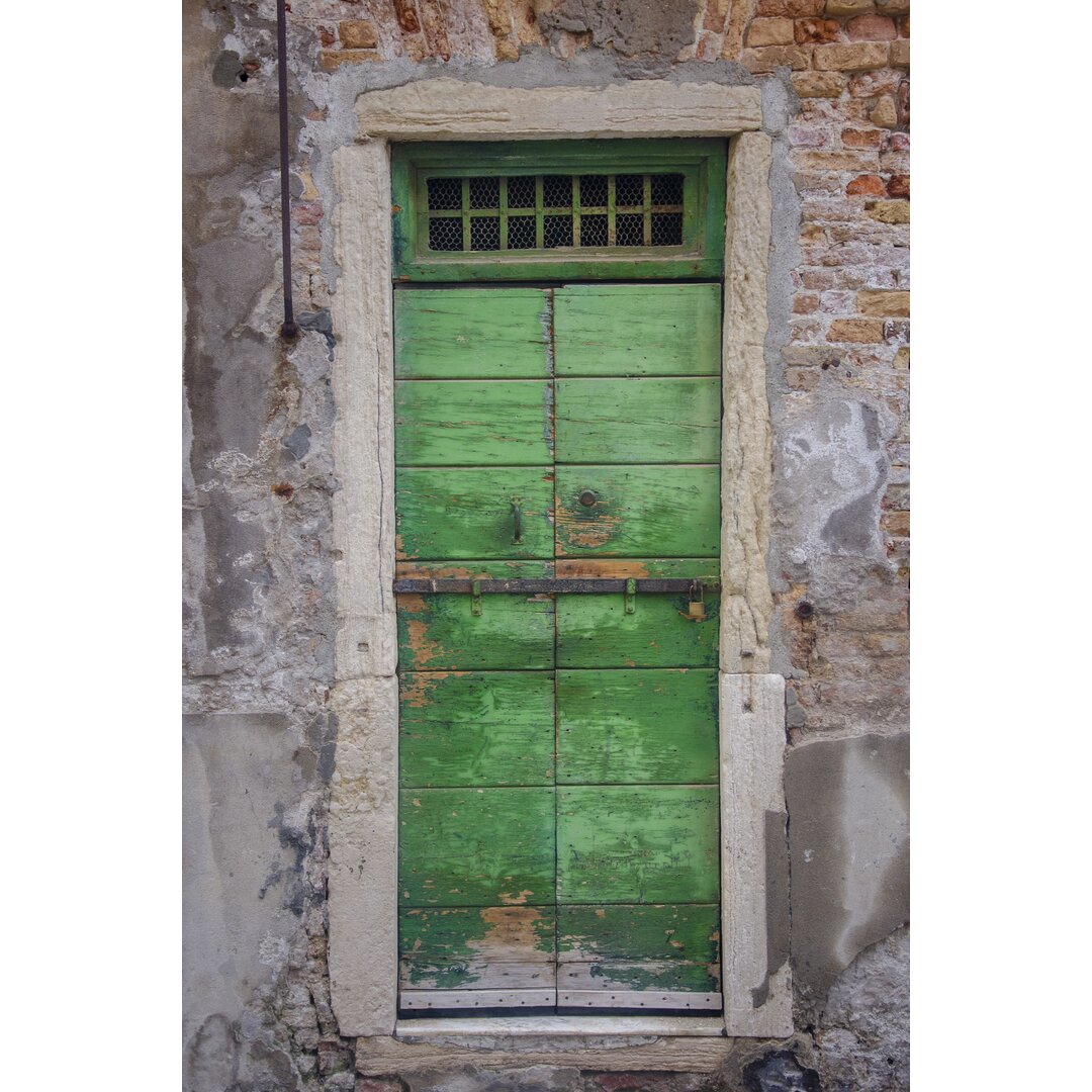 Leinwandbild Fenster und Türen von Venedig VII von Laura DeNardo