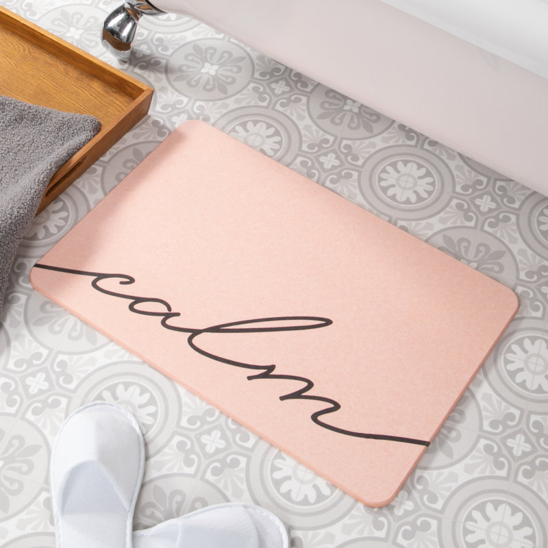 Non-Slip Bath Mat, Pink