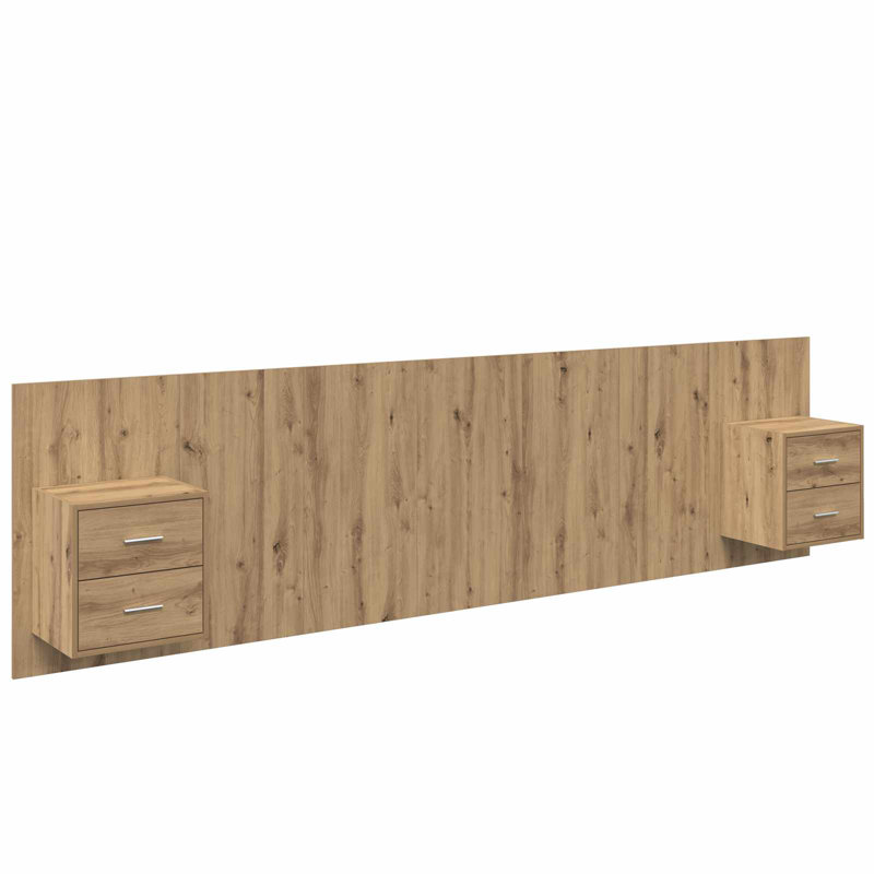 UK Emperor Headboard, 280 x 200cm, Artisan Oak