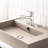 Modern Bathroom Sink Faucet With Pull Out , Single Handle, Brushed Nickel Finish And Pop-Up Drain Stopper Deck Plate Tap, Contemporary Style &-121628452