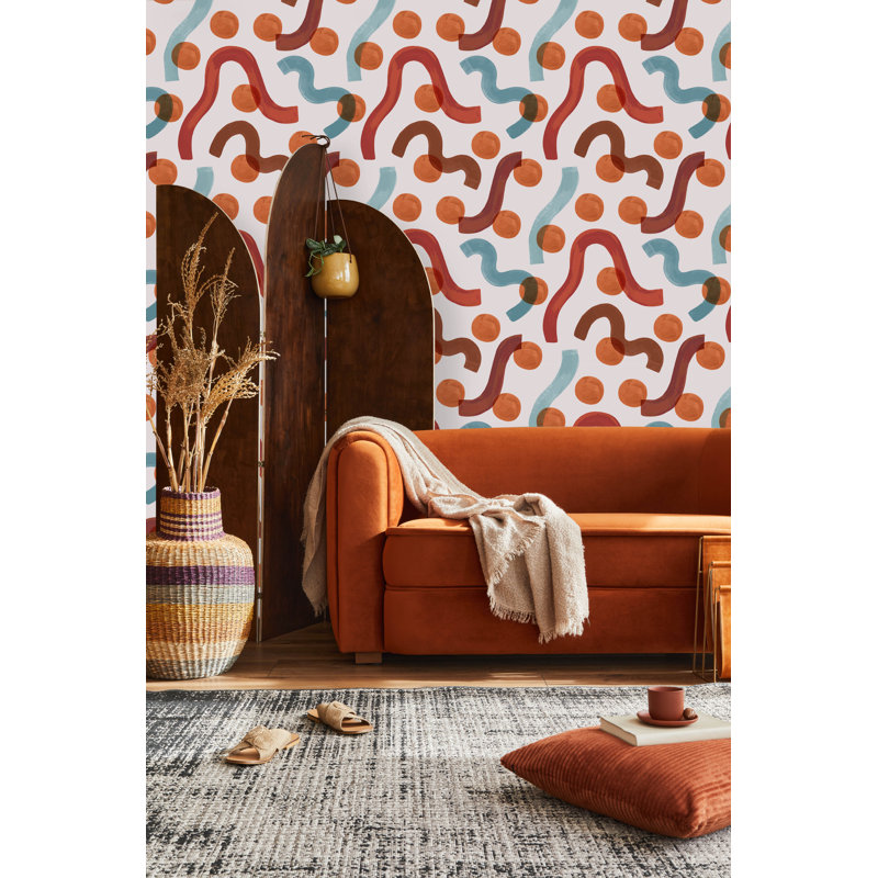 Panneau de papier peint Belin, Vinyle, L 10,4 po x l 25 po