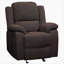Fauteuil inclinable oscillant Madden brun