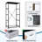 4 Drawer Dresser for Bedroom, Narrow Chest of Drawers, Wooden Top and Study Iron Frame 18"x37.5"-(WxH)