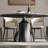 Modern Round Microlite Stone Dining Table Sets-104367359-124365360