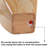 2-Pack Smart Self-Watering Planter Pot For Indoor And Outdoor - Light Wood - Square Cone-1908863382