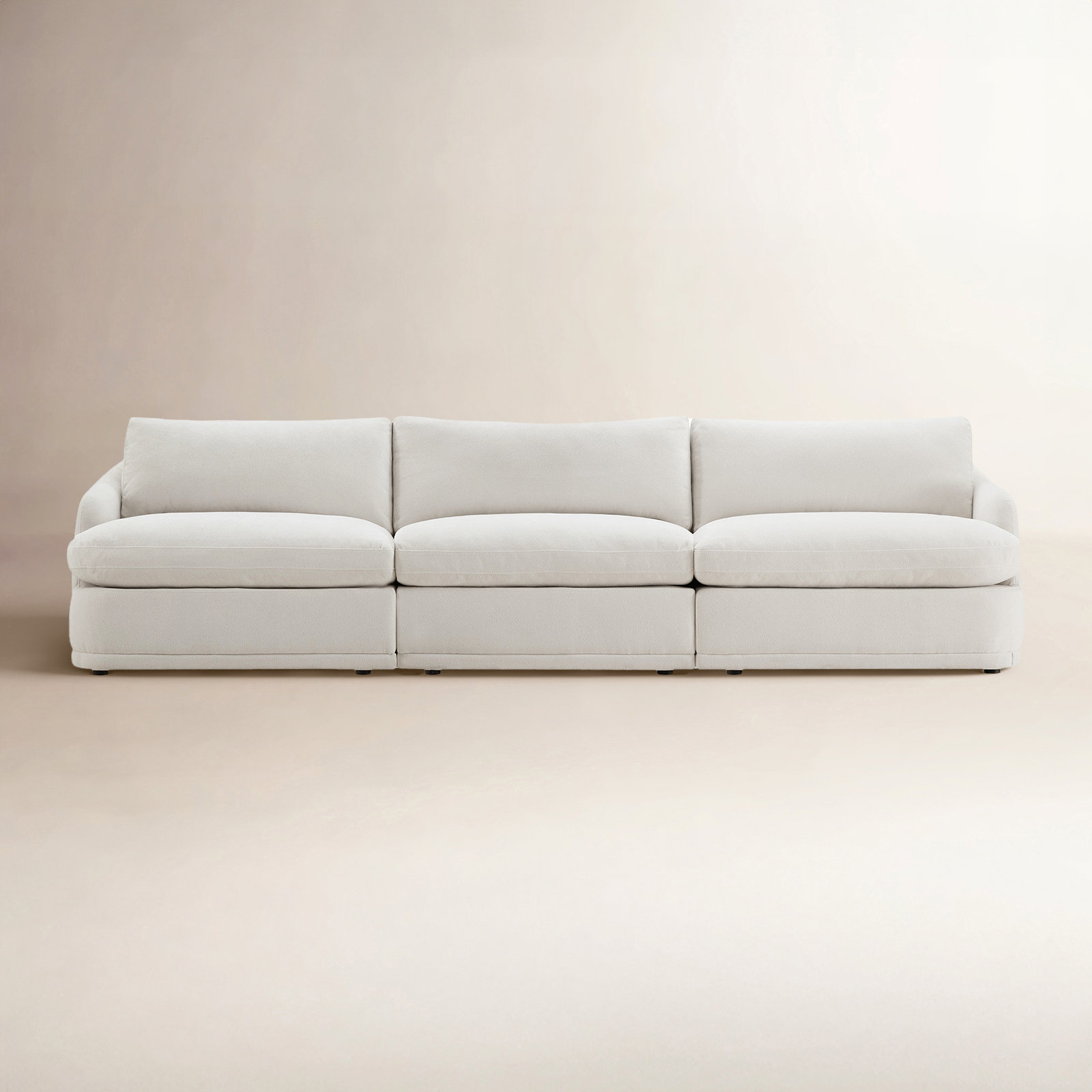 Seadrift 122" Linen Modular Sofa