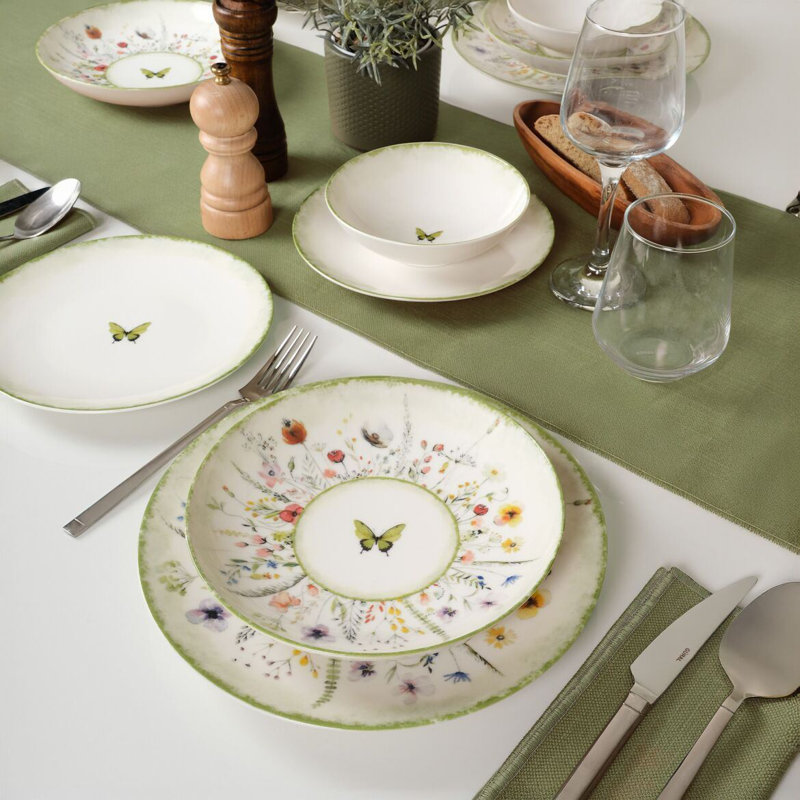 Service de vaisselle, Vert