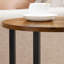 Mauch Round End Table with 3-Tier Storage Shelves-615976144