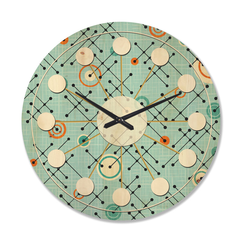 Horloge murale abstraite, Très grand