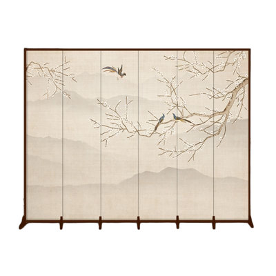 Wooden Rectangular Foldable Room Divider