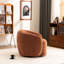 Fauteuil demi-tonneau pivotant rembourré Munehito-986386223
