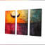 Ensemble de décorations murales «Colorful Native Souls Spiritual Dreams - Dreams Motivation»-107191057-107191059