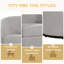 Fauteuil d'appoint pivotant en tissu performant-185937915