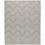 Chevron Area Rug in Gray