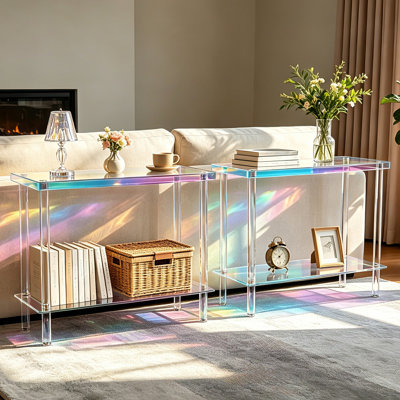 Iridescent Console Table