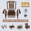 Ensemble de 2 chaises berçantes d'extérieur-628964545