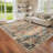 Machine Washable Area Rug Soft Rugs for Living Room Vintage Rug for Bedroom Dining Room Non-Slip Stain Resistant Under Table Rugs-2110479886