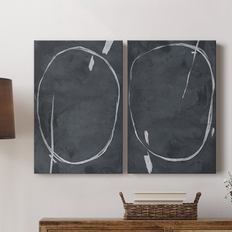 Gravure circulaire sur toile I-Premium Gallery - prête à être accrochée, H 48 po x l 64 po