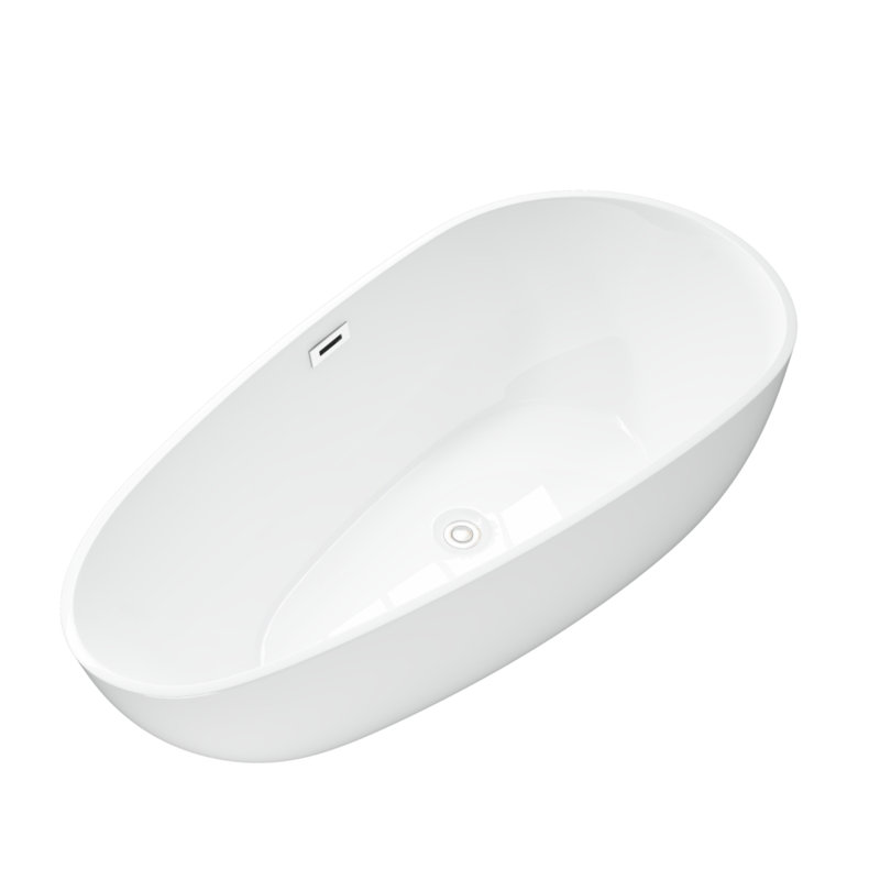 Freestanding Soaking Acrylic Bathtub A6020