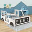 Lit plateforme double avec roulettes-1291551093