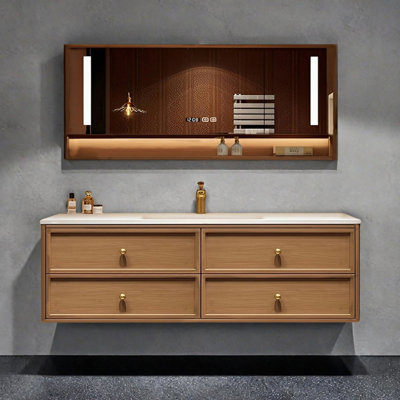 Middle ancient style rest room bathroom cabinet