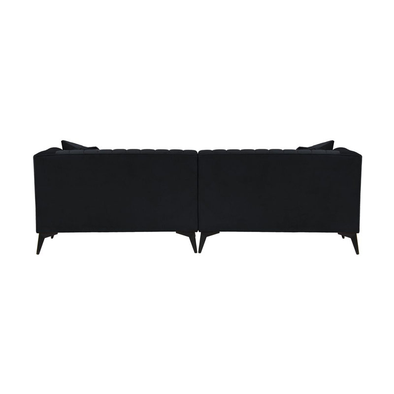 Ahmaud 4 Seater Sofa, Black