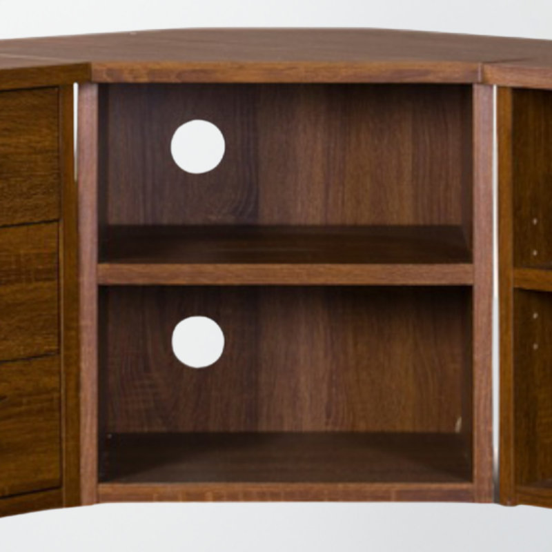Kasie-Ann TV Stand with 3 Drawers in Solid Wood, 55.25'' W X 17.75'' H X 33.2"D
