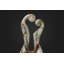 Polished Green Onyx Couple in Love Statue