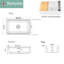 Plymouth 29.75'' L Single Basin Kitchen Sink-977196007