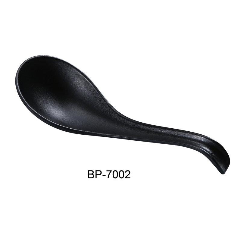 Black Pearl Asian Soup Spoon