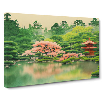 Japanese Garden Pond Vol.5 - Wrapped Canvas