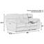 Ameja 86" Pillow Top Arm Reclining Loveseat-30559919-30559920