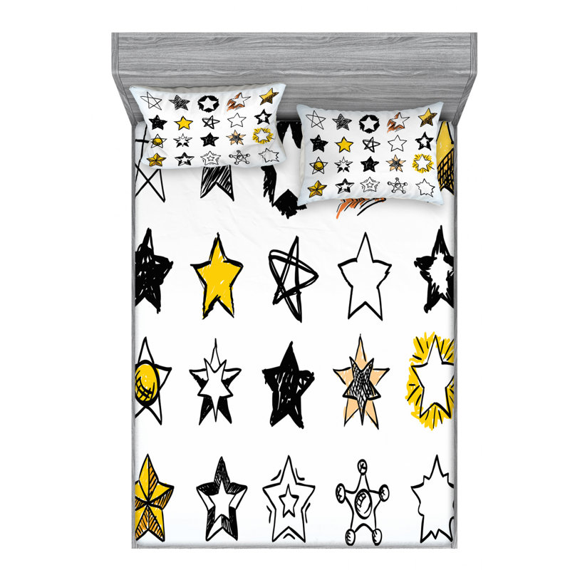 Microfiber Sheet Set, Full Sheet Set with Fitted Sheet and 2 Pillowcases