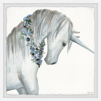 «Briargate Unicorn Garland», reproduction encadrée
