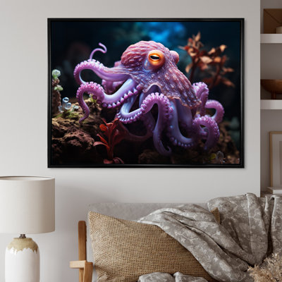 " Purple Octopus Mystical Encounter "