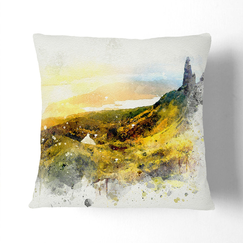 Square Throw Cushion, Black, 40cm H x 40cm W x 15cm D