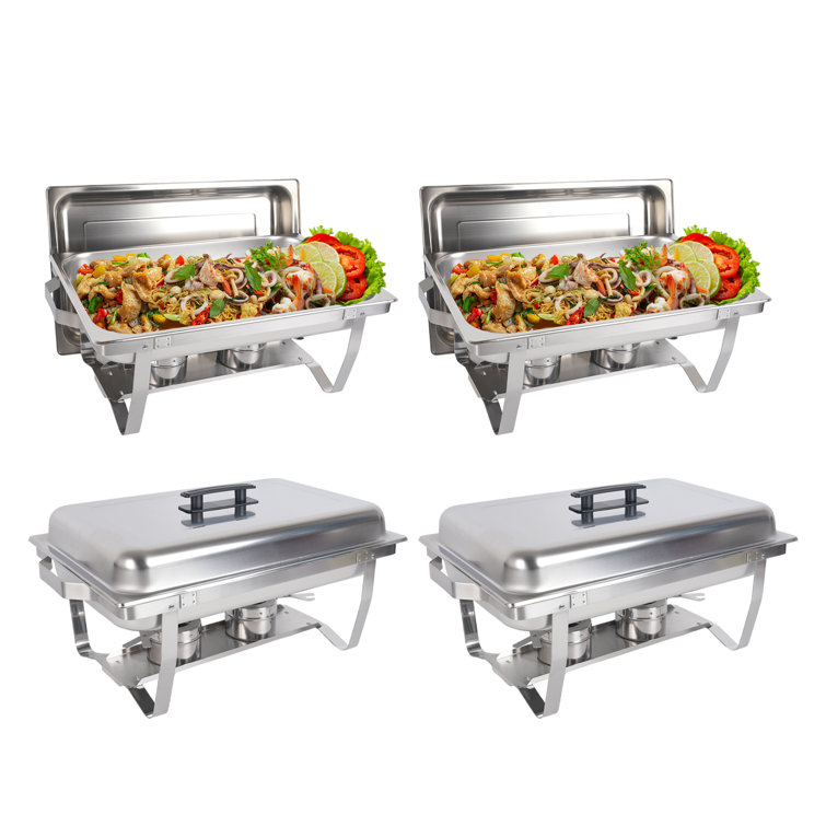 Ktaxon 9 QT Electric Chafing Dish Buffet Set,Stainless Steel Roll