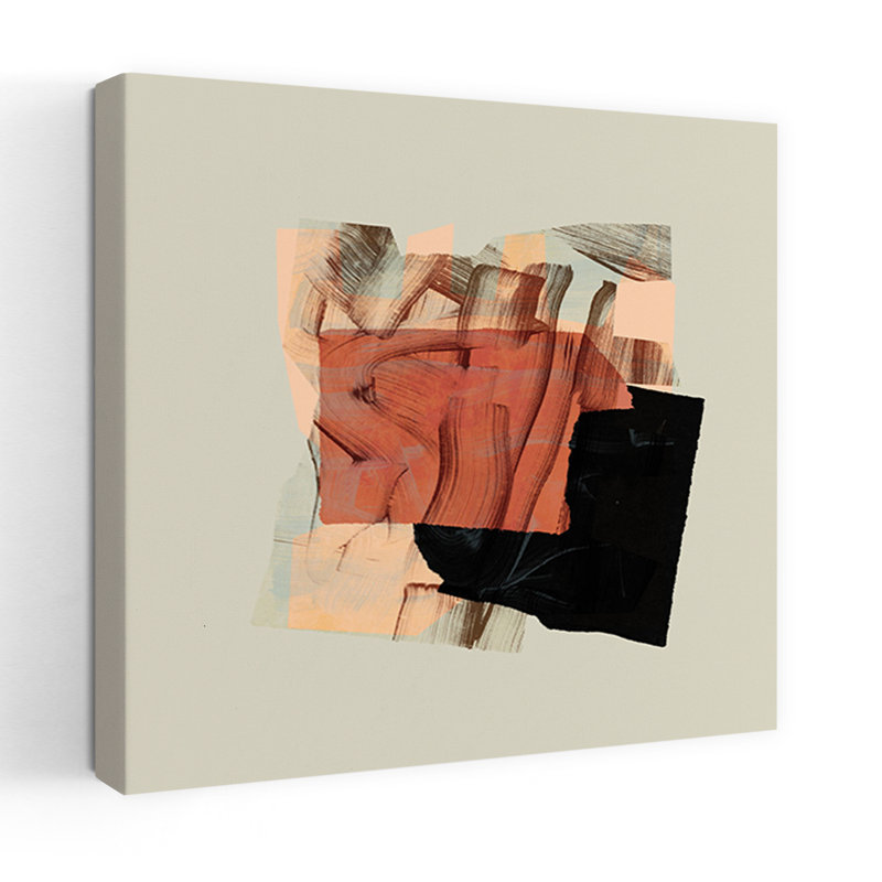Art contemporain, art contemporain abstrait, H 32 po x l 32 po