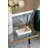 White Marble Tray - Set of 2 - 8" x 4" - White