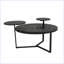 Table basse moderne avec deux tablettes