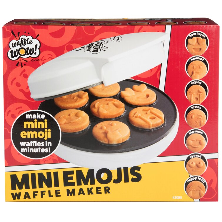 Emoji Waffler & Pancake Maker  Pancake maker, Cooking gadgets
