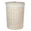 Wicker Round Laundry Hamper Basket with Lining-45117832-135728353